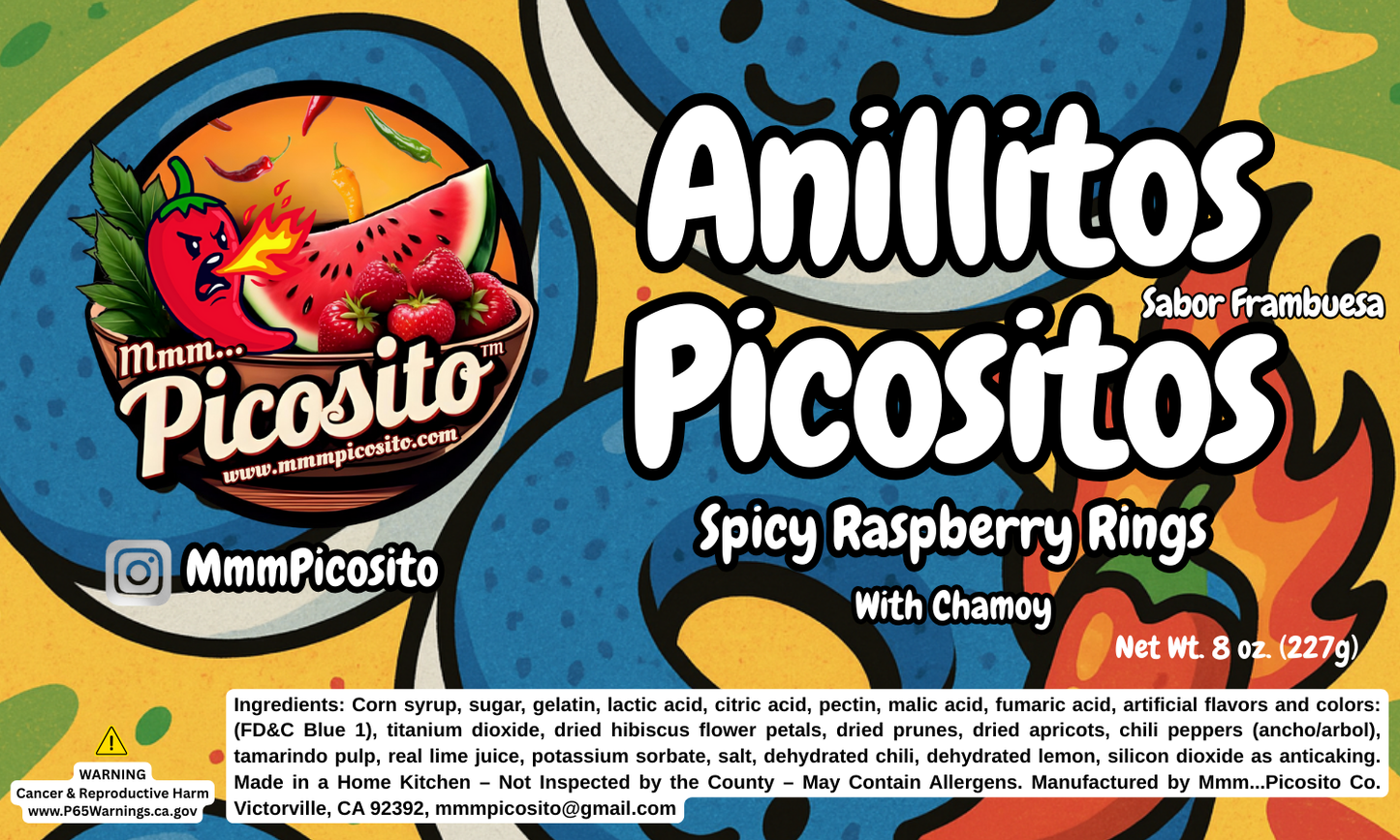 Anillitos Picositos - Spicy Raspberry Rings 8oz