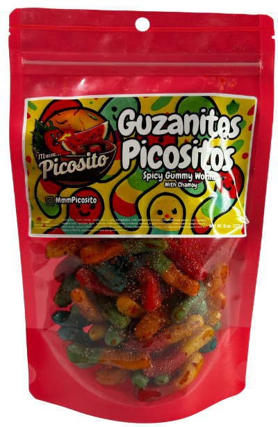 Guzanitos Picositos - Spicy Gummy Worms 8oz