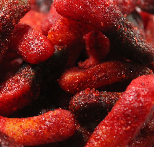 Guzanitos Picositos - Spicy Gummy Worms 8oz (Christmas Collection)