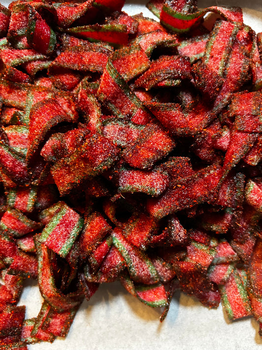 NEW ~ Cinturóncitos Picositos - Spicy Sour Watermelon Belts 6oz
