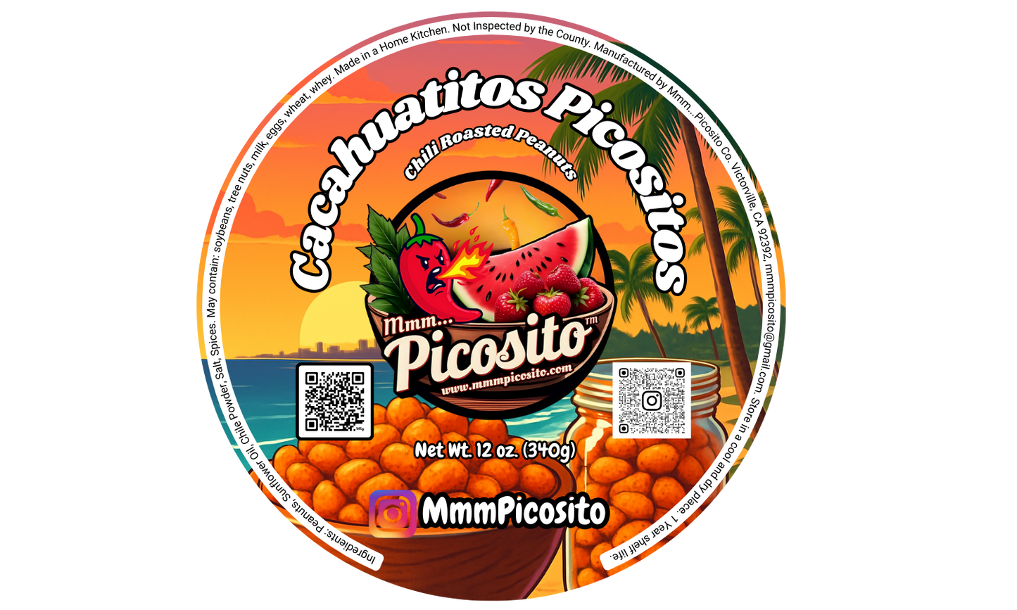 Cacahuatitos Picositos (Spicy Peanuts) 10oz