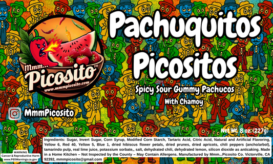 Pachuquitos Picositos - Spicy Gummy Pachucos 8oz