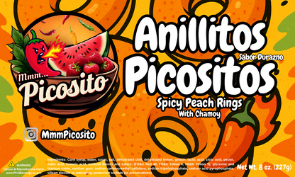 Anillitos Picositos - Spicy Peach Rings 8oz