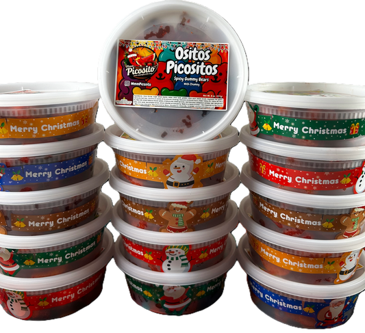 Sandillitas Picositas - Spicy Watermelon Slices 8oz (Christmas Collection)